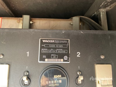 2008 Wacker E2200 Ground Heater