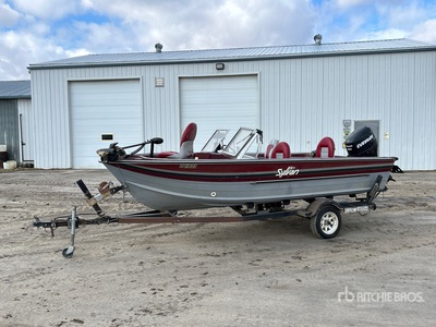 Sylvan 16 ft Fishing Boat