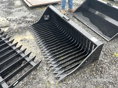 2025 Kit Containers QT-SB-H72-F 72 in Skeleton Skid Steer Bucket