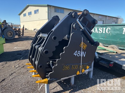 CJE 48 in Q/C Grapple Excavator Bucket - Fits Hitachi 210 (Unused)