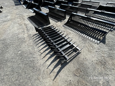 2025 Kit Containers QT-RR-70 70 in Skid Steer Root Rake