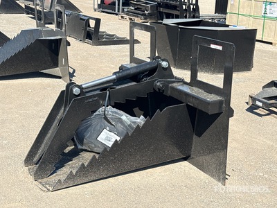 2025 Kit Containers QT-SG Stump Skid Steer Grapple Bucket (Unused)