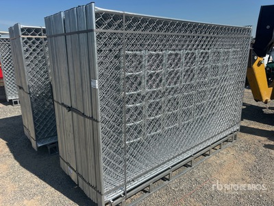 Quantity of (32) 2026 SUNTOP S0610-32 10 ft x 6 ft Chain Link Temporary Site Fence (Unused)
