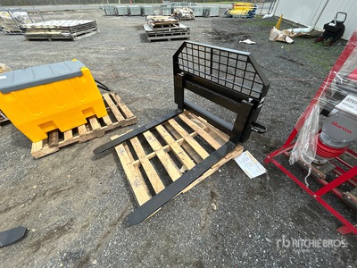 JBX 4000 48 in Skid Steer Forks (Unused)