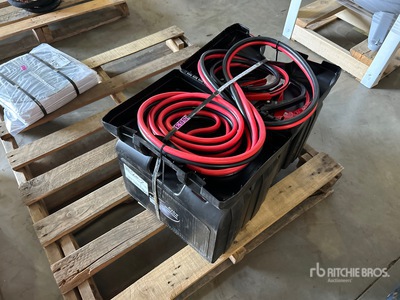 Quantity of (5) 25 ft 800-amp Extra HD Booster Cables (Unused)