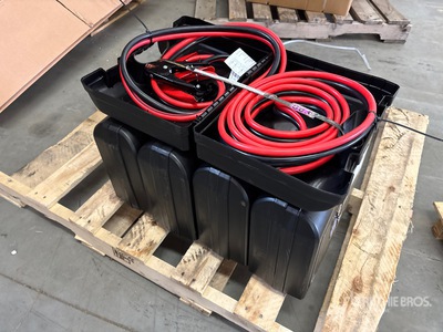 Quantity of (5) 25 ft 800-amp Extra HD Booster Cables (Unused)