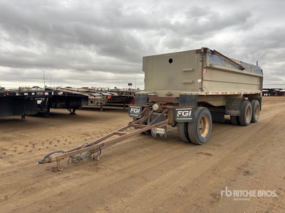 1993 Trojan 20 ft Tri/A 3 Axle End Dump Trailer