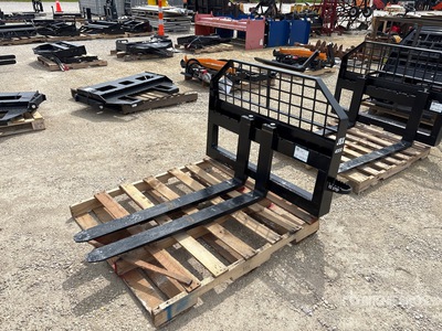 JBX 4000 48 in Skid Steer Forks (Unused)