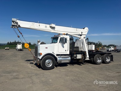 National 875B 35000 lb Straight Boom on 1993 Peterbilt 357 6x4 Kranwägen