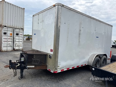 2015 Covered Wagon Trailers CE7X16TA5 16 ft T/A Remolque Cerrado