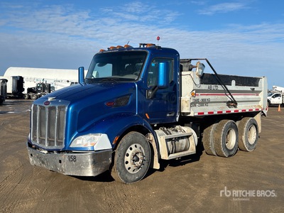 2015 Peterbilt 579 6x4 T/A Dump Truck