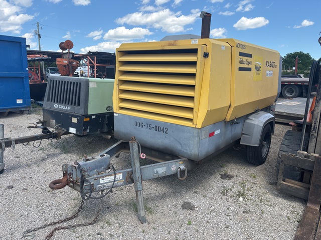 2011 Atlas Copco XAS 750 750 cfm Mobile Air Compressor (Inoperable) 2011 Atlas Copco XAS 750 750 cfm Mobile Air Compressor (Inoperable)