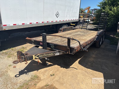 2014 Kaufman 20 ft T/A Equipment Trailer