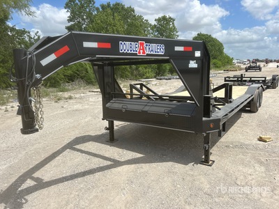 2026 Double A 26 ft T/A Gooseneck Equipment Trailer (Unused)