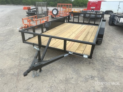 2026 Double A 14 ft T/A Remorque utilitaire (Unused)