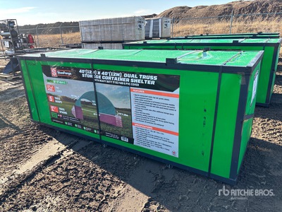 StanForge DT4041C 40 ft x 40 ft Dual Truss Abri de Conteneurs (Unused)