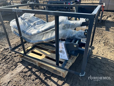 StanForge SBG70 70 In Hydraulic Round Bale Skid Steer Grapple (Unused)