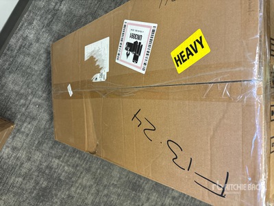19 ft x 8 ft 10 in Steel Heavy Duty Bi-Parting Puerta de entrada (Unused)