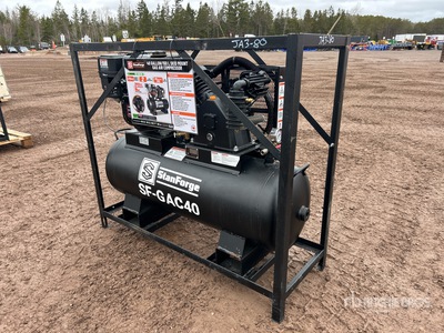 StanForge GAC40 Skid-Mounted 40 gal Air Compressor (Unused)