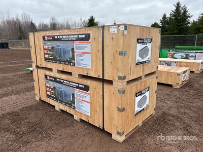 StanForge MS2630 20 ft x 30 ft Metal Garage Shed (Unused)