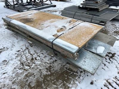 Quantity of (75) Galvanized 16g 4 ft x 8 ft Sheet Metal (Unused)