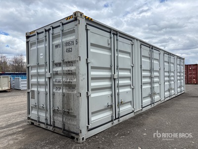 2025 40 ft High Cube Multi-Door Contenedor de almacenamiento