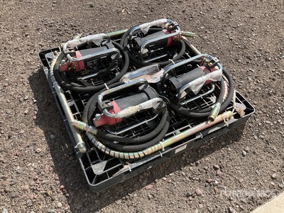 Quantity of (4) 2025 JY160 Electric Lote de Vibradores Electricos de Concreto Concrete Vibrator (Unused)