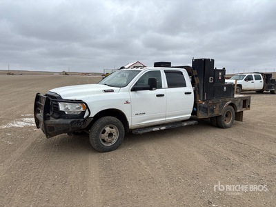 2022 Ram 3500 4x4 Crew Cab Flatbed Truck (Inoperable)