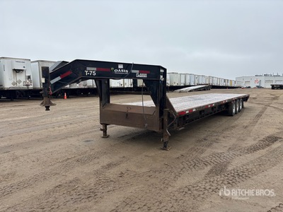 2019 Oasis 19301 lb 36 ft Tri/A Gooseneck Przyczepa płaska