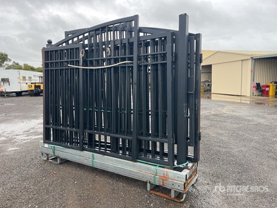 Quantity of (3) Suihe 20 ft Bi-Parting Driveway Gate (Unused)