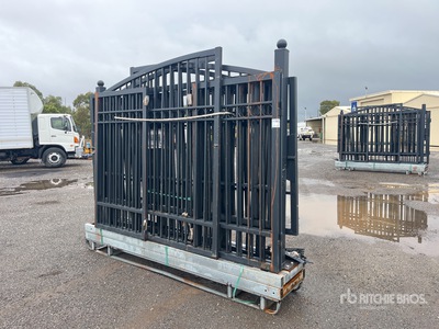 Quantity of (3) Suihe 20 ft Bi-Parting Driveway Gate (Unused)