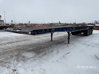 2001 Scona 48 ft Tri/A Flatbed Oilfield Trailer