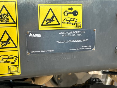 2019 Rogator RG 1100C 120 ft 4x4 High Clearance Pulvérisateur Automoteur