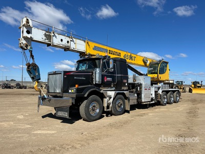 Manitex 4596T 45 ton Straight Boom on 2012 Western Star 4900 10x6 Twin-Steer Sleeper Kranwägen