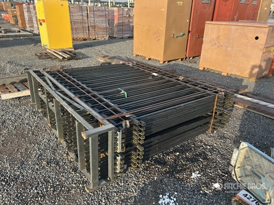 Quantity of (20) Canex 7 ft x 8 ft Powder Coated Fencing (Unused)