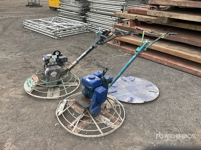 Quantity of (2) Power Trowel