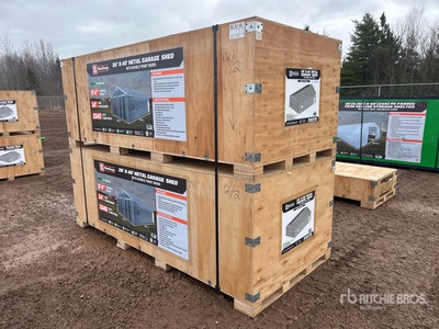 StanForge MS2640 26 ft x 40 ft Metal Garage Shed (Unused)