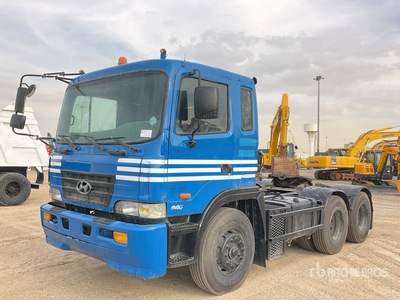 2002 Hyundai 6x4 Cabina con cuccetta per trattore stradale