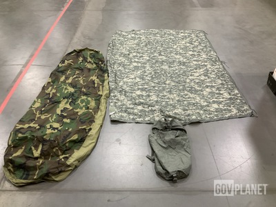 (13) Compression Stuff Sacks, (40) Wet Weather Poncho Liners & Assorted Items