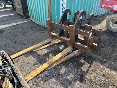 Quantity of (2) Cat 60 in Q/C Wheel Loader Forks