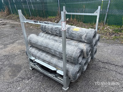 Quantity of (10) 2024 BYT FFC762 330 ft x 4 ft Galvanized Farm Vallas (Unused)