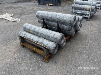 Quantity of (10) 2024 BYT FFC762 330 ft x 4 ft Galvanized Farm Vallas (Unused)