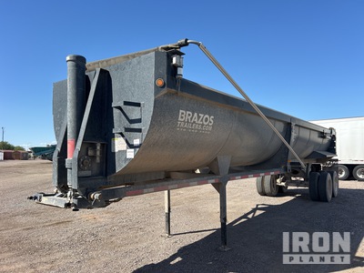 2021 Brazos 35 ft T/A End Dump Trailer