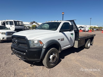 2016 Ram 4500 4x4 Flatbed Truck