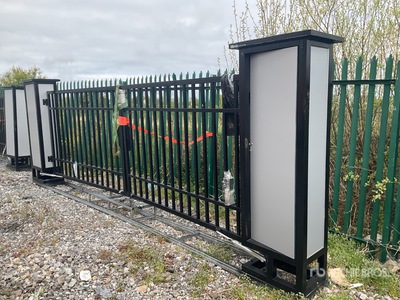 2026 SKLP SK-ET60 6000 mm x 2200 mm Bi-Parting Electric Driveway Gate (Unused)
