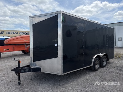 2023 Fast Cargo 16 ft T/A مقطورة ذو كبينة مغلقة