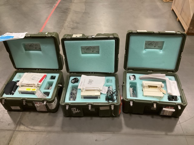 (4) Welch Allyn ProPaq Encore Vital Signs Monitor w/Storage Cases