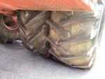 Underbody with Left Rear Drive Tires