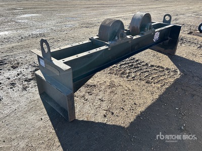 2010 LJ Welding & Machine 12T-100 IDLER 10 Ton Pipe Roller & Idler