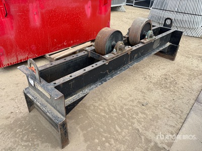 2010 LJ Welding & Machine 12T-100 IDLER 12 Ton Pipe Roller & Idler